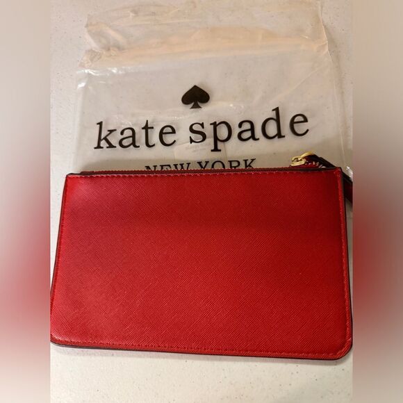 Kate Spade red wristlet - Picture 2 of 8